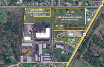2045 Highway 99, Cottage Grove, OR - AERIAL  map view