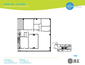 150 N Martingale Rd, Schaumburg, IL for lease Floor Plan- Image 1 of 1