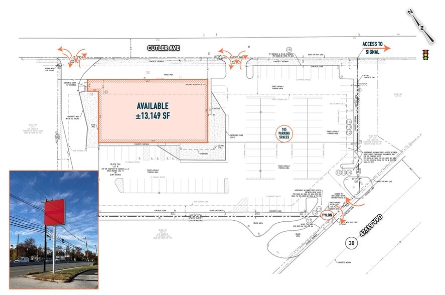 471 Route 38 W, Maple Shade Township, NJ for lease - Site Plan - Image 3 of 7