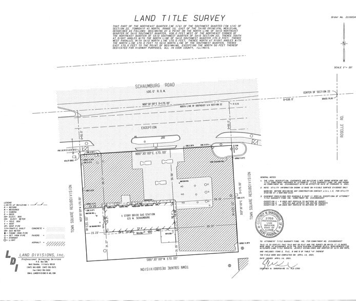 121 W Schaumburg Rd, Schaumburg, IL for sale - Site Plan - Image 3 of 3