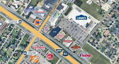 4703 S Expy 83, Harlingen, TX - AERIAL  map view