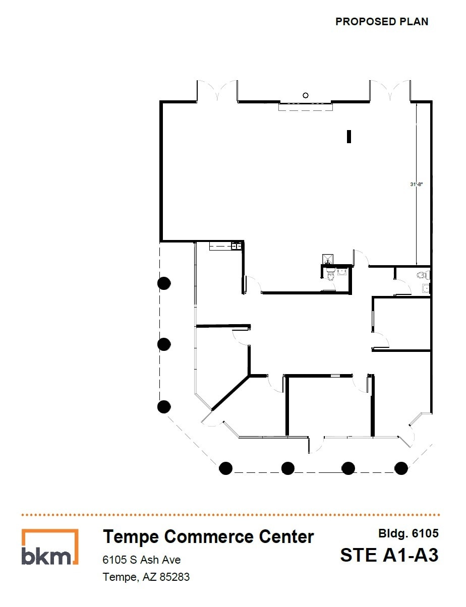 6105 S Ash Ave, Tempe, AZ for lease Floor Plan- Image 1 of 1