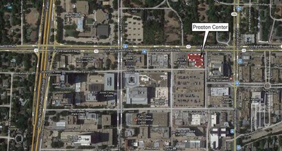 5960-5974 W Northwest Hwy, Dallas, TX - aerial  map view