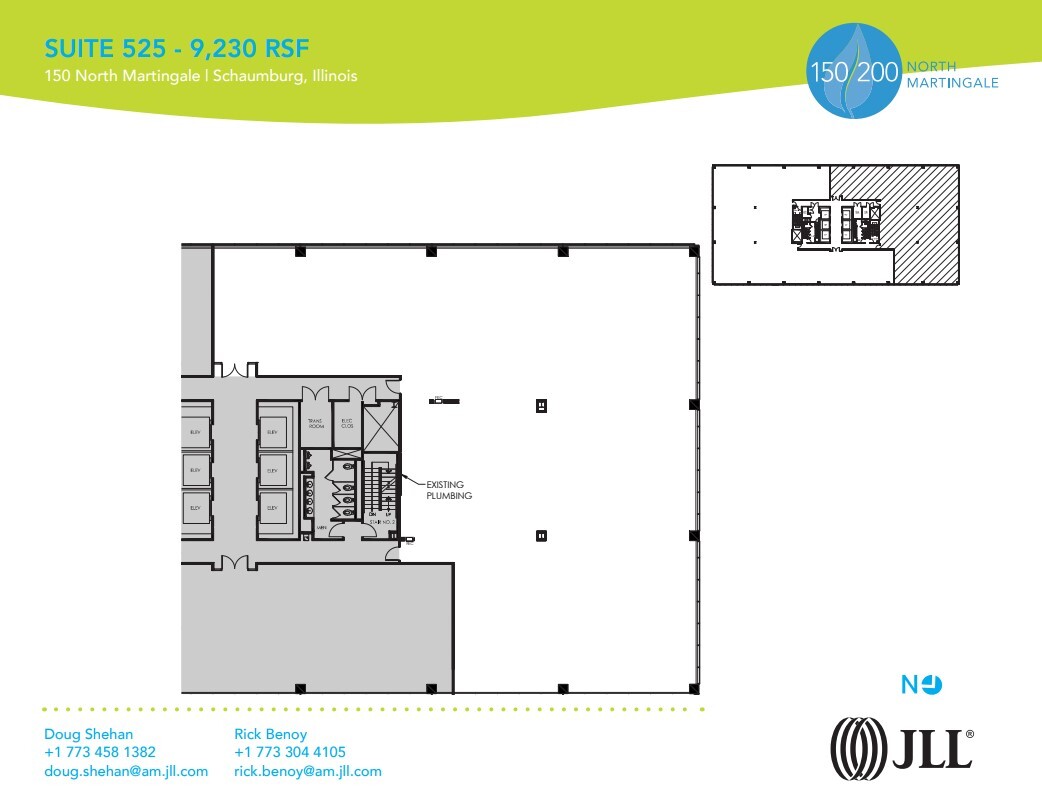 150 N Martingale Rd, Schaumburg, IL for lease Floor Plan- Image 1 of 1