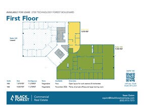 2700 Technology Forest Blvd, The Woodlands, TX for lease Floor Plan- Image 1 of 1