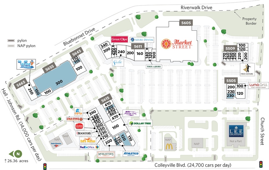 5605 Colleyville Blvd, Colleyville, TX for lease - Site Plan - Image 3 of 22