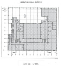 122 S Michigan Ave, Chicago, IL for lease Floor Plan- Image 1 of 1