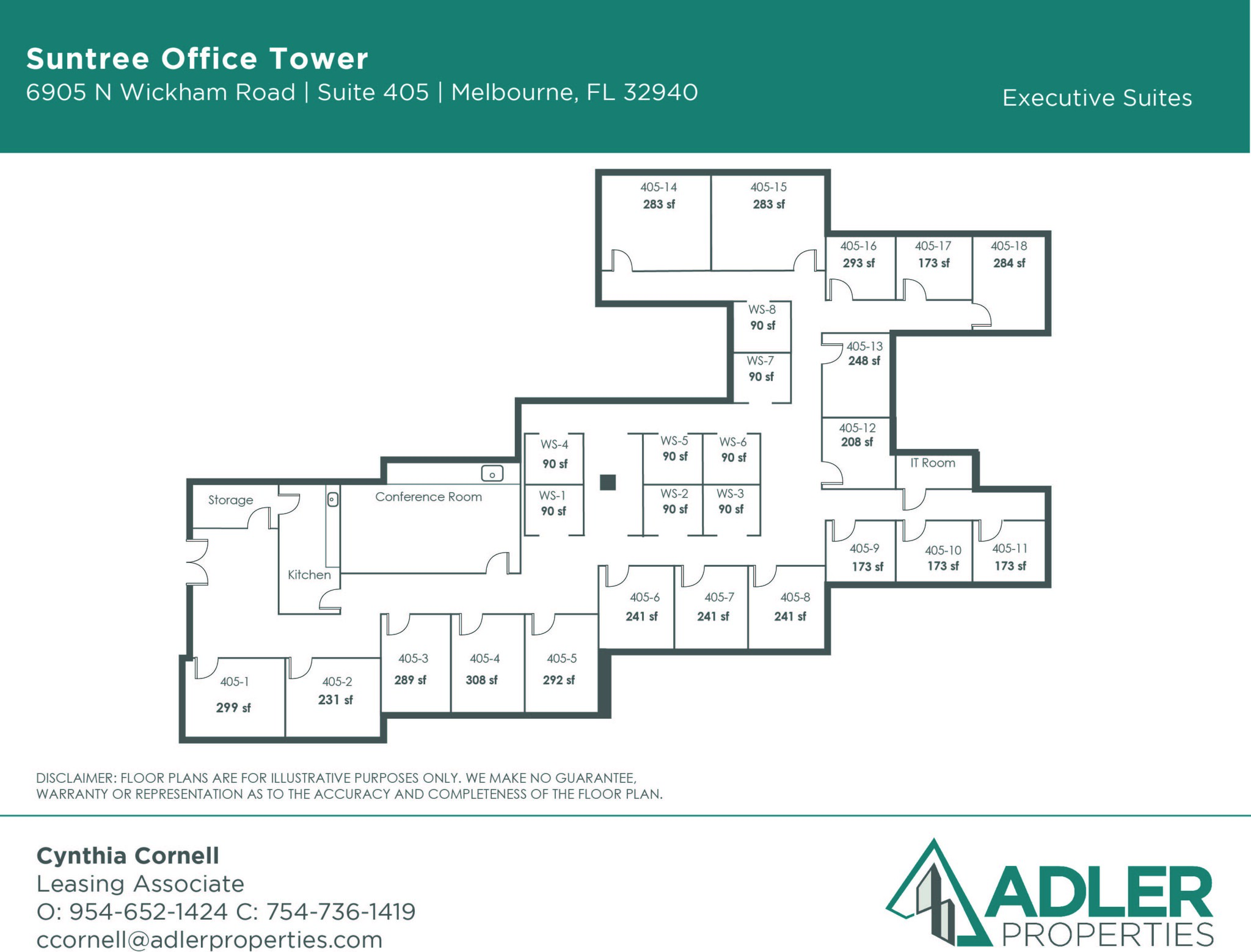 6905 N Wickham Rd, Melbourne, FL for lease Floor Plan- Image 1 of 1