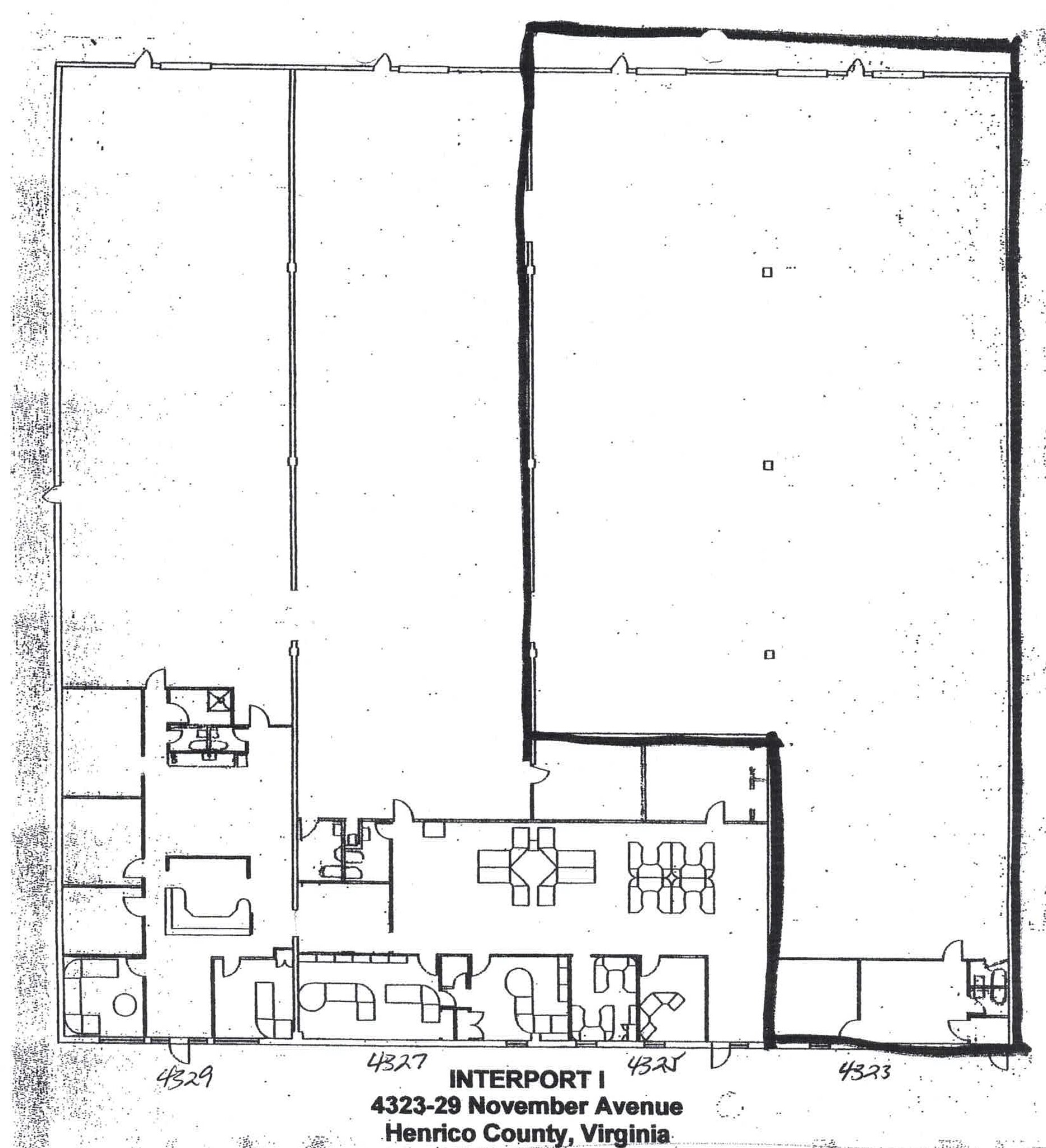 4301-4329 November Ave, Richmond, VA for lease Floor Plan- Image 1 of 1