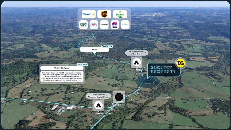 7427 Highway 66, Timbo, AR for sale - Building Photo - Image 3 of 4