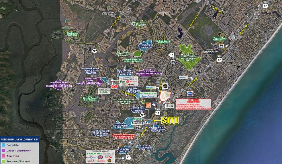 3583 US-17 BUS, Murrells Inlet, SC for lease - Aerial - Image 3 of 5