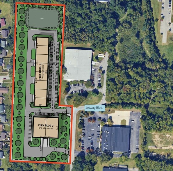 0 Jetway Blvd, Columbus, OH for lease - Site Plan - Image 3 of 6