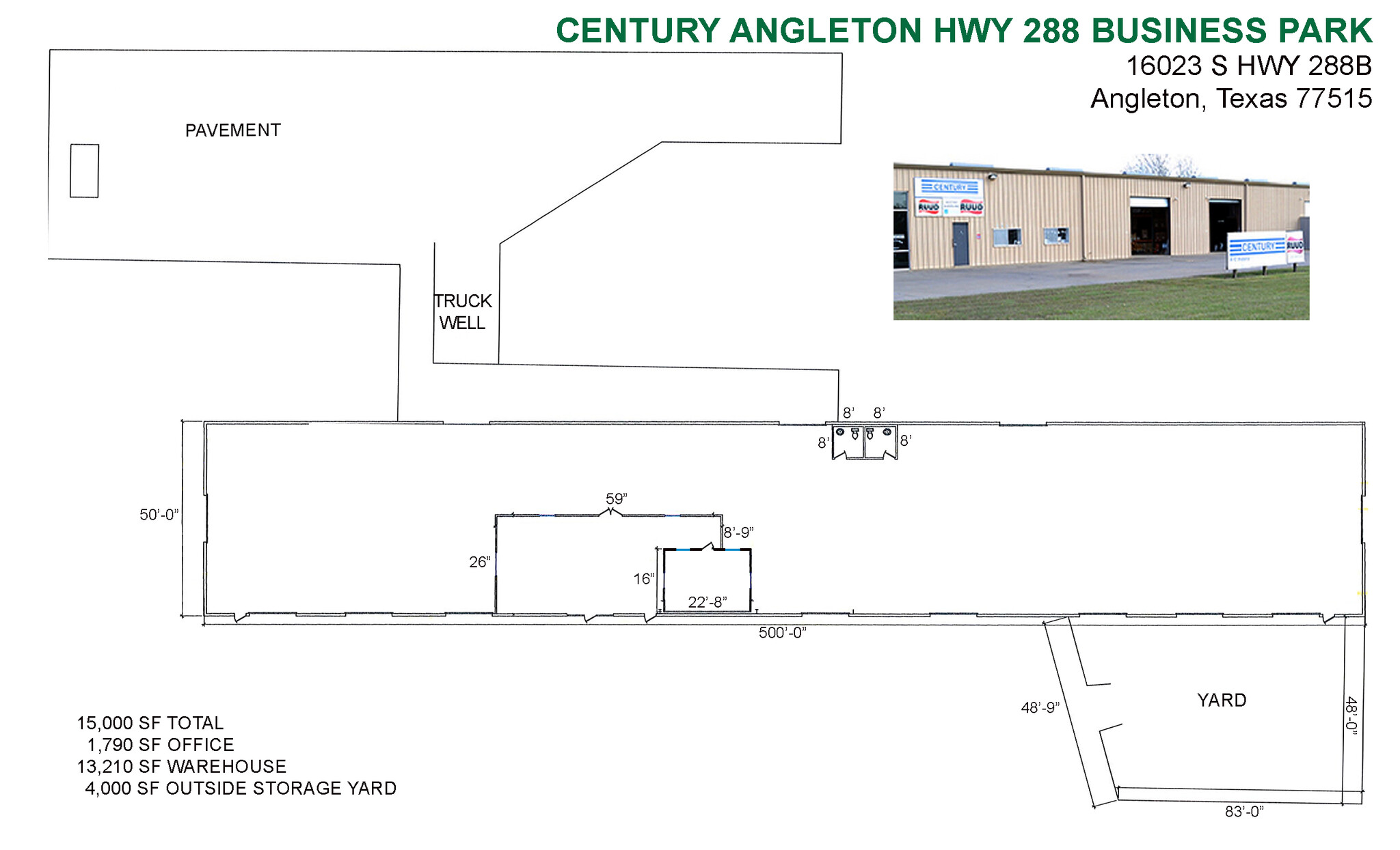 16023 South Hwy, Angleton, TX for lease Primary Photo- Image 1 of 2