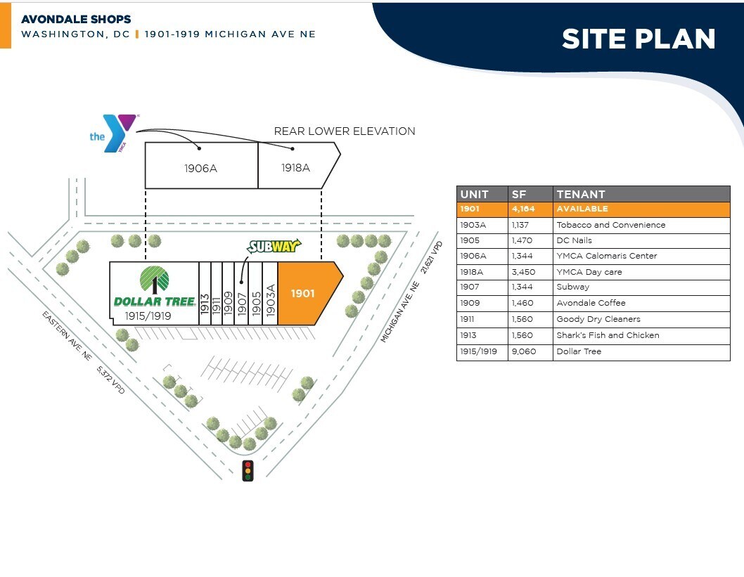 1901 Michigan Ave NE, Washington, DC for lease Floor Plan- Image 1 of 1