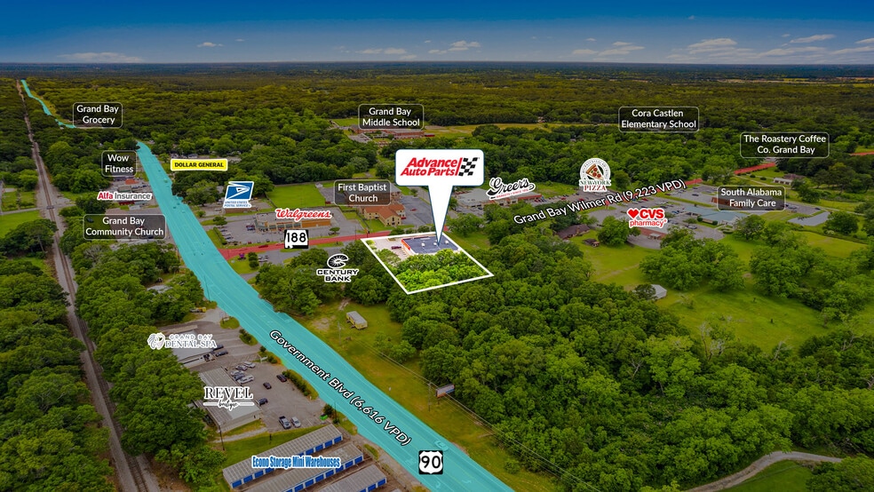 10175 Grand Bay Wilmer Rd S, Grand Bay, AL for sale - Building Photo - Image 2 of 5