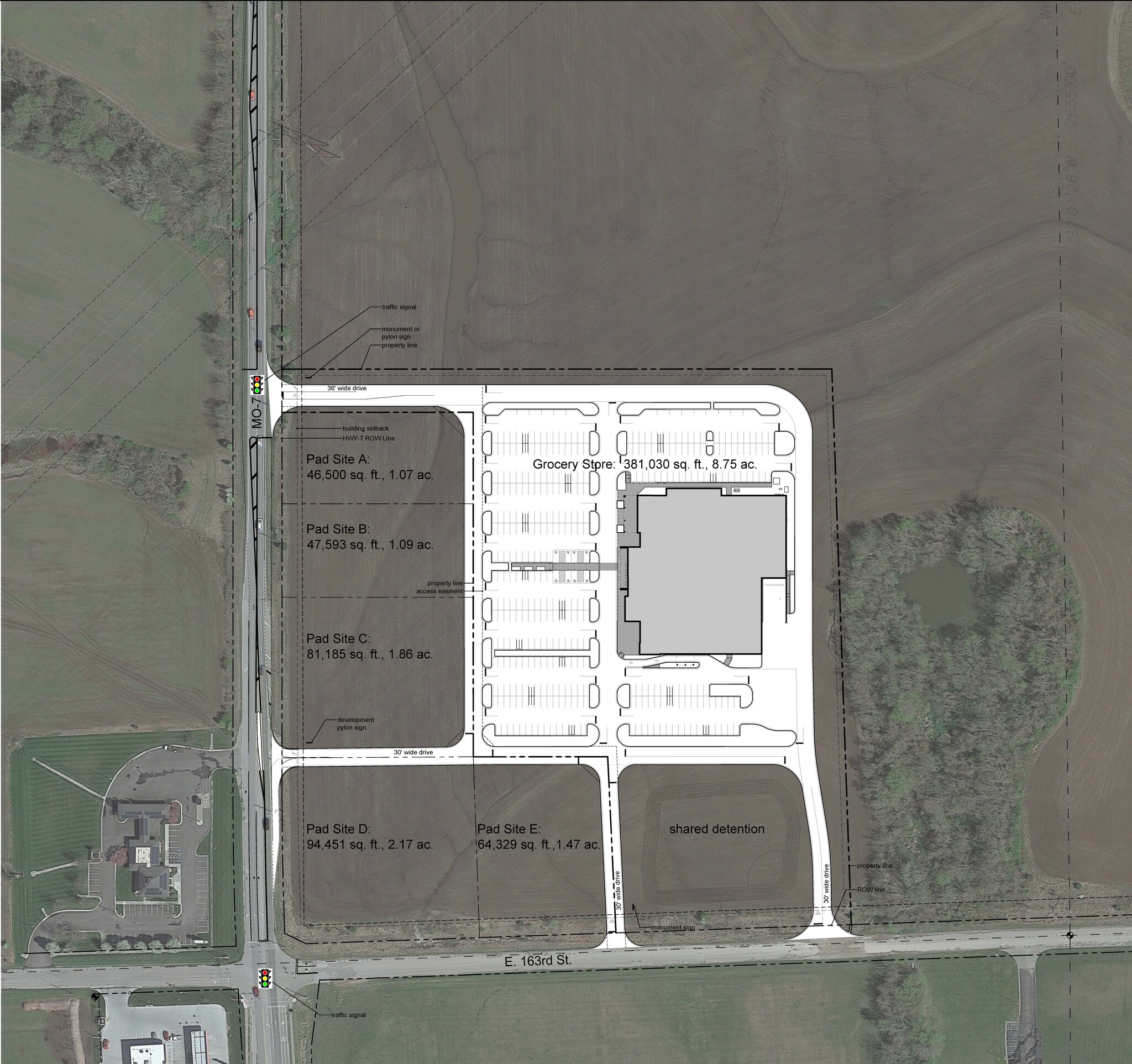 7 Hwy, Pleasant Hill, MO for sale Site Plan- Image 1 of 2