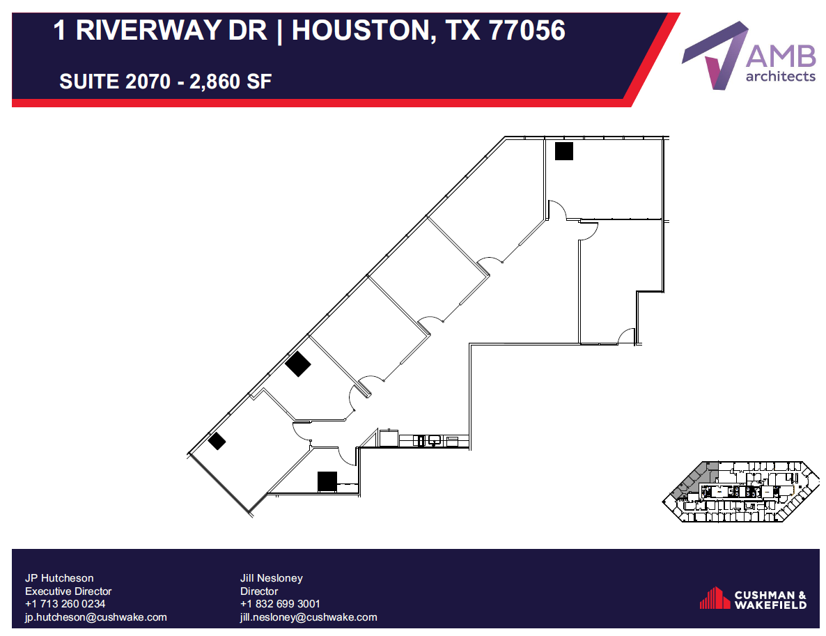 1 Riverway, Houston, TX for lease Floor Plan- Image 1 of 1