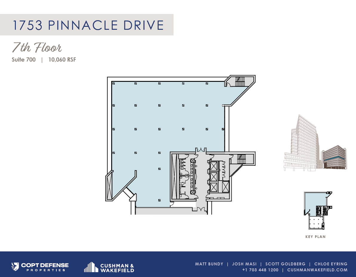 1753 Pinnacle Dr, McLean, VA for lease Floor Plan- Image 1 of 1