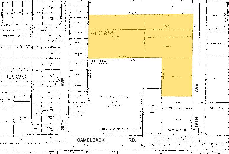 5062 N 19th Ave, Phoenix, AZ for sale - Plat Map - Image 3 of 27