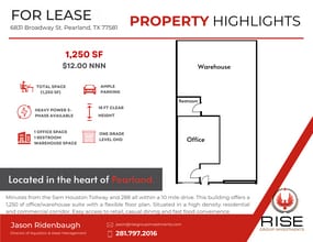 6831 Broadway St, Pearland, TX for lease Floor Plan- Image 2 of 2