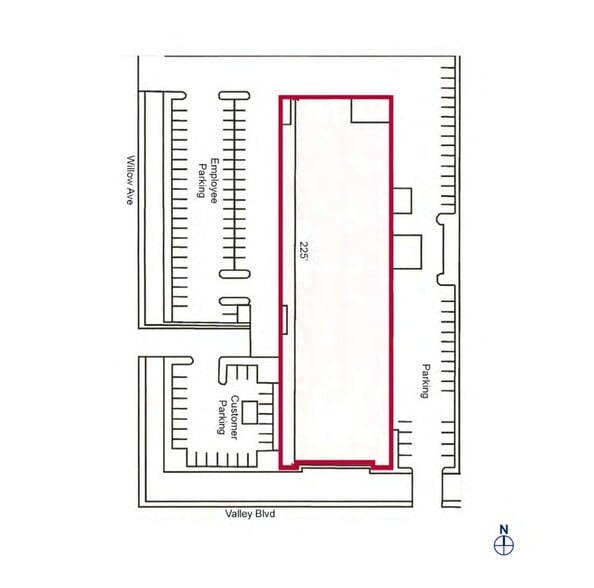 280 W Valley Blvd, Rialto, CA for lease - Site Plan - Image 1 of 1