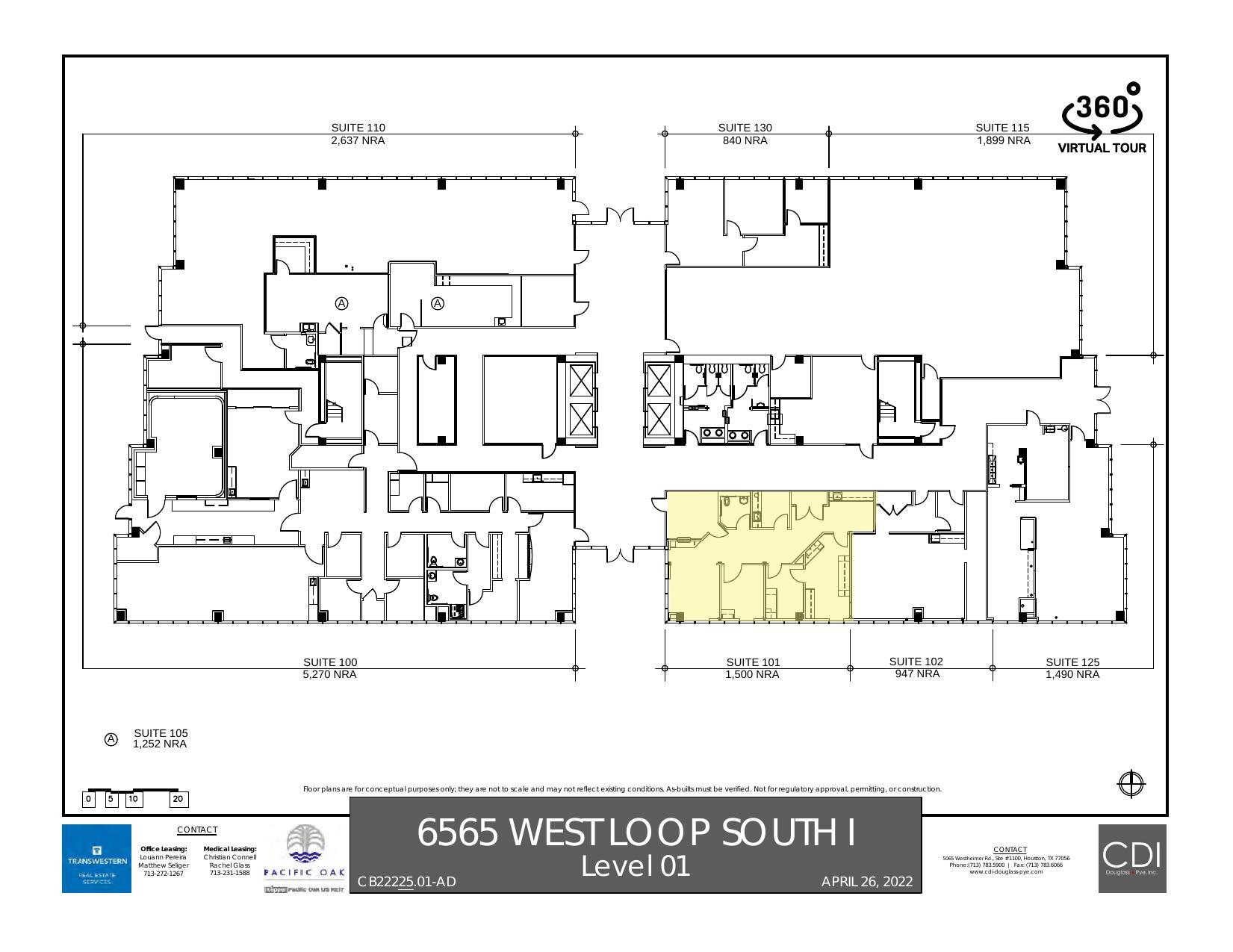 6565 West Loop South, Bellaire, TX for lease Floor Plan- Image 1 of 1