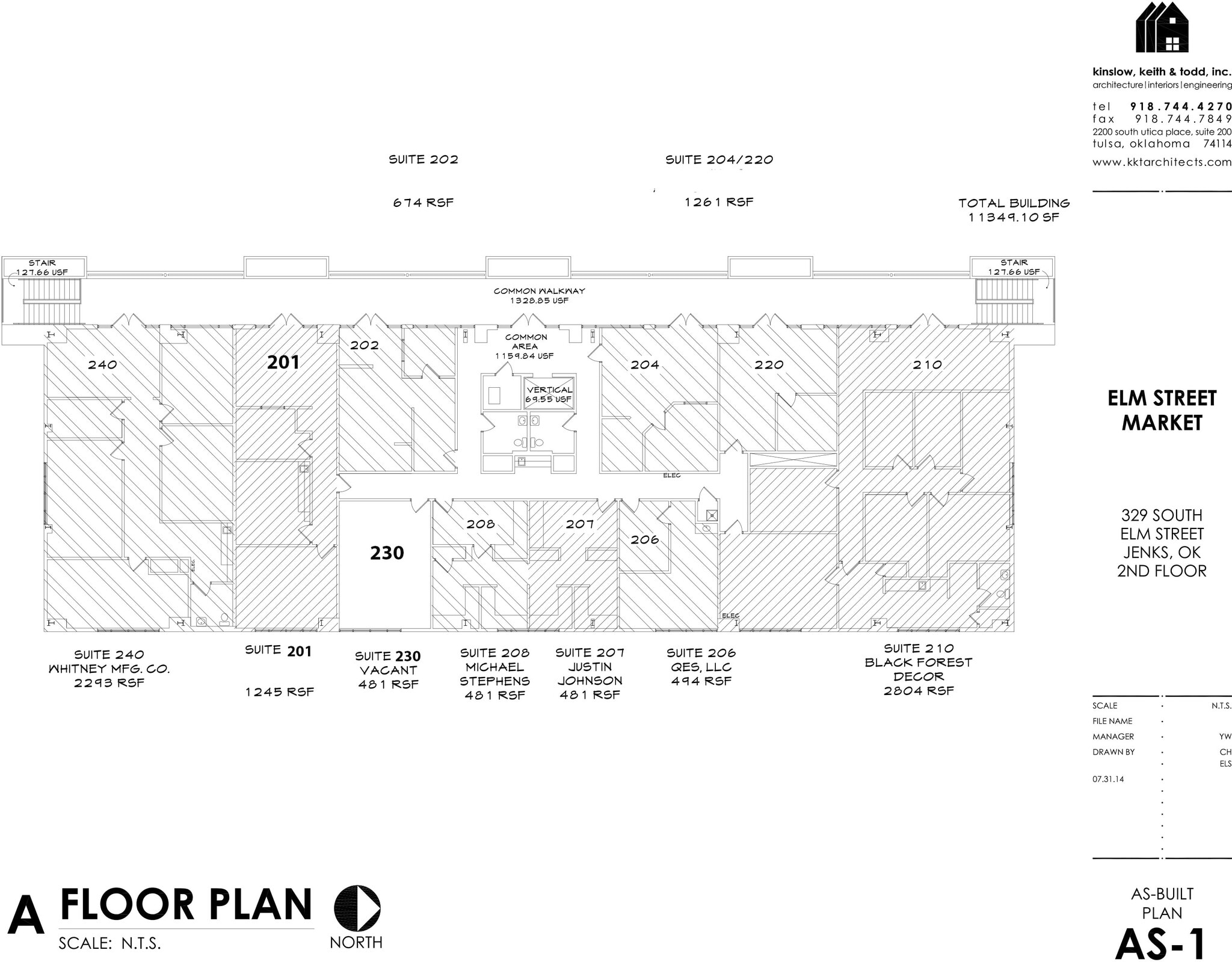 329 S Elm St, Jenks, OK for lease Floor Plan- Image 1 of 1