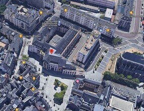Rouen - Aerial map view