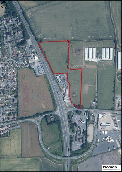 Bourne Rd, Colsterworth for sale - Site Plan - Image 1 of 2