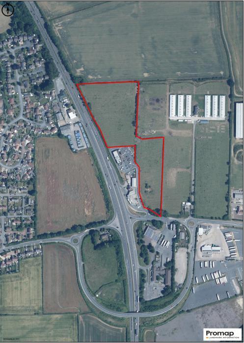 Bourne Rd, Grantham for sale Site Plan- Image 1 of 3