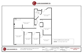 1705-1749 St Laurent Blvd, Ottawa, ON for lease Site Plan- Image 1 of 1