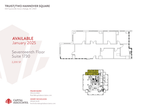 434 Fayetteville St, Raleigh, NC for lease Floor Plan- Image 1 of 1