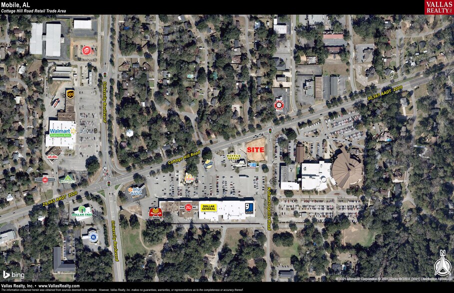 5001 Cottage Hill Rd, Mobile, AL 36609 Corner Lot Build To Suit