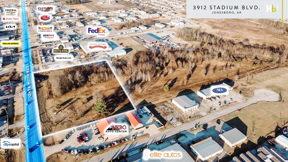 3912 Stadium Blvd, Jonesboro, AR 72404 2.42+ Acres Along Stadium Blvd