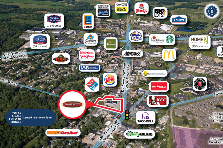 800 Delaware Ave, Marysville, OH 43040 - Sheetz | LoopNet