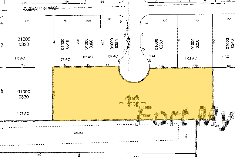 1684 Target Ct, Fort Myers, FL for lease - Plat Map - Image 2 of 5