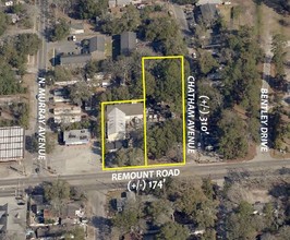 1258 Remount Rd, North Charleston, SC - aerial  map view