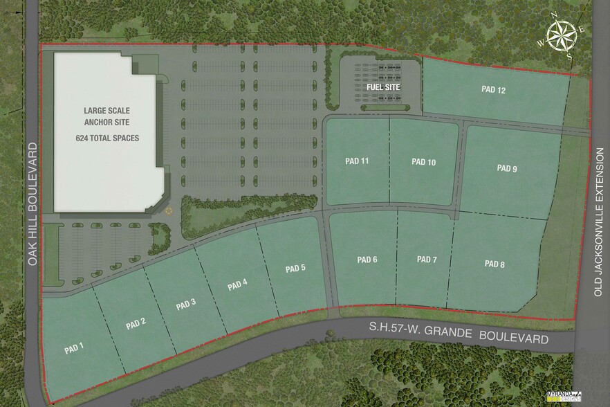 2571 & 2791 W Grande Blvd, Tyler, TX for sale - Site Plan - Image 1 of 4