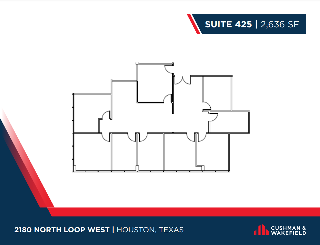 2180 North Loop W, Houston, TX for lease Floor Plan- Image 1 of 1