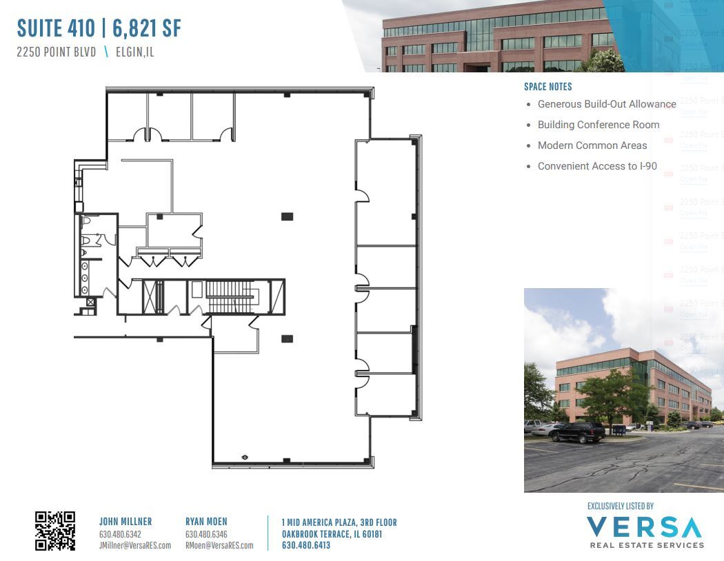 2250 Point Blvd, Elgin, IL for lease Floor Plan- Image 1 of 2