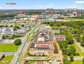 Northside Dr E & Peg-Wen blvd, Statesboro, GA - aerial  map view - Image1