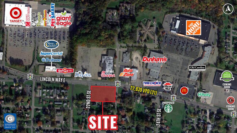 Lincoln Way E, Massillon, OH for lease - Aerial - Image 2 of 3