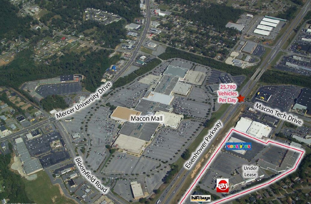 3640 Eisenhower Pky, Macon, GA for sale Aerial- Image 1 of 1