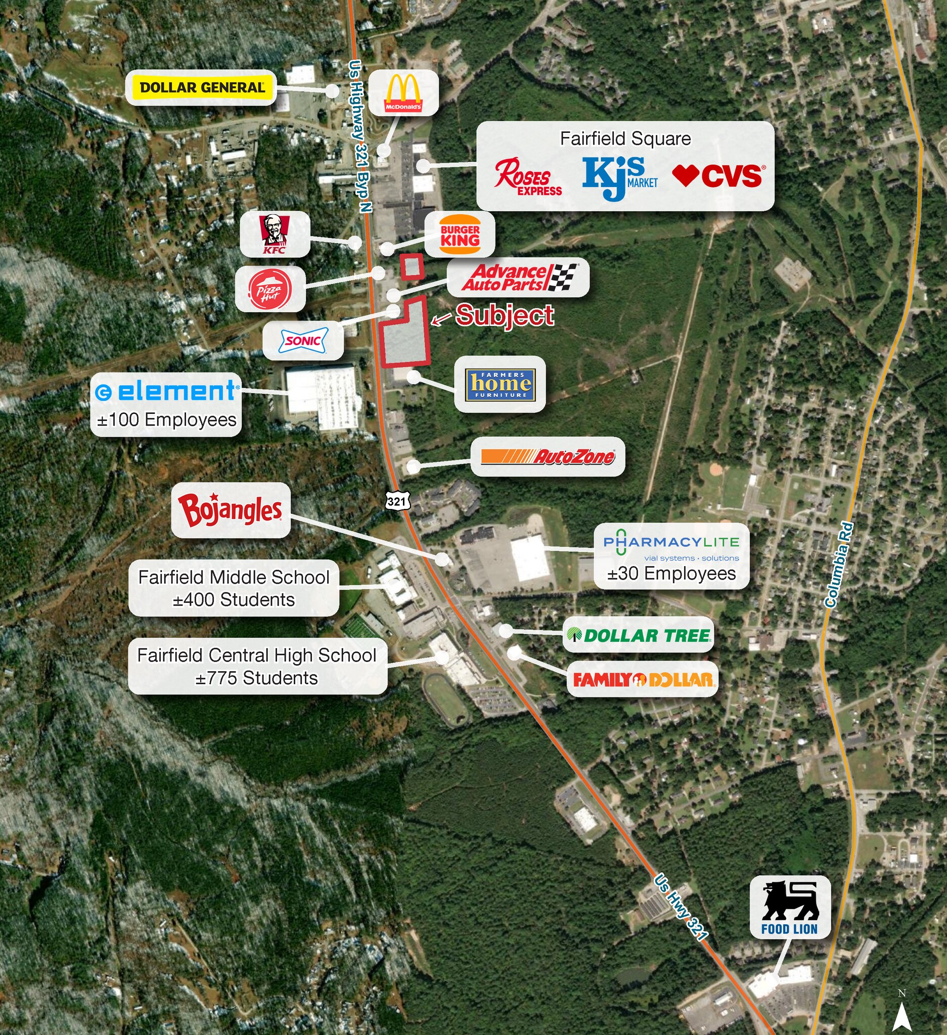 US HWY 321, Winnsboro, SC for sale Primary Photo- Image 1 of 2