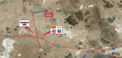 Fremont Peak Rd, Boron, CA - AERIAL  map view