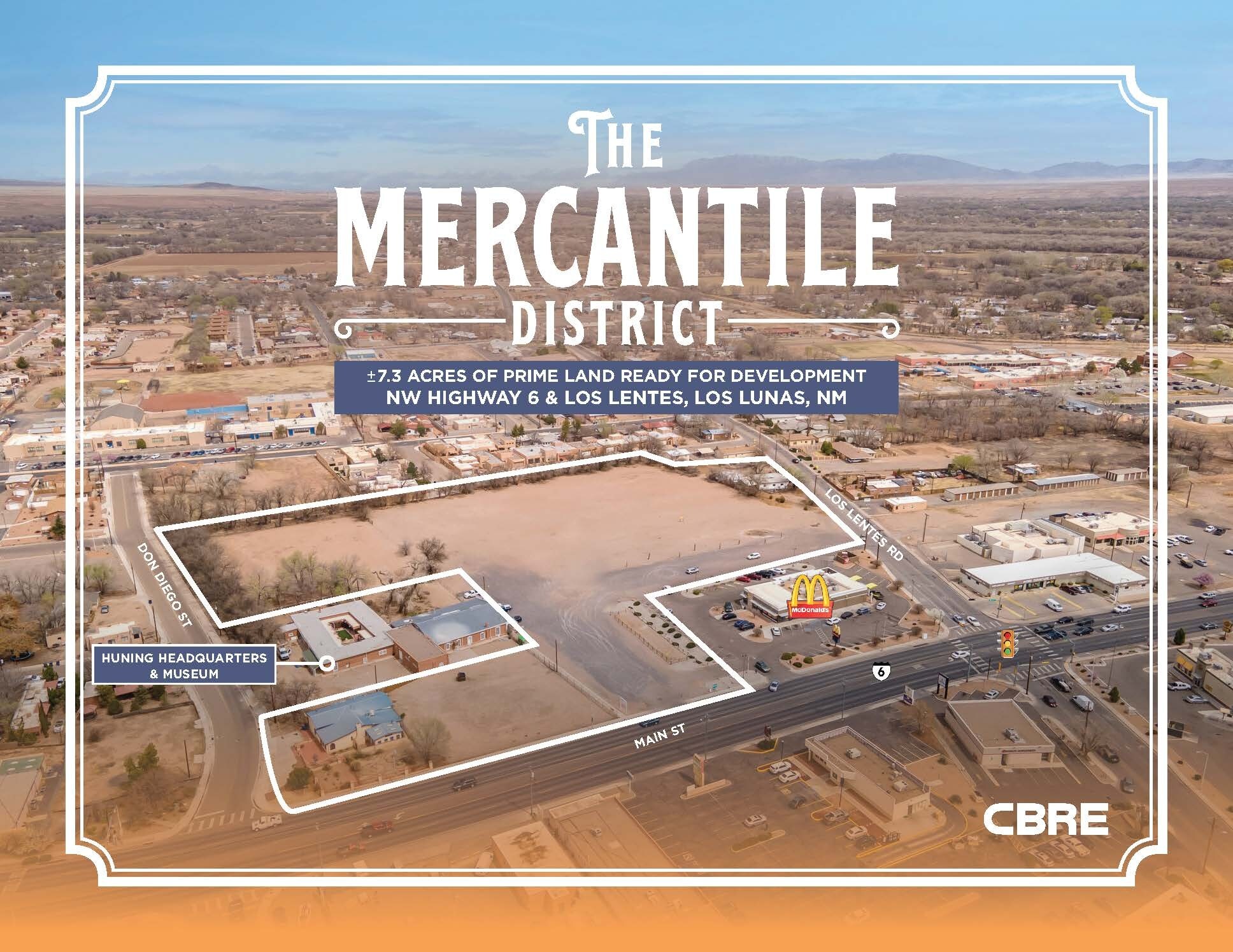 604 Main, Los Lunas, NM for sale Aerial- Image 1 of 11