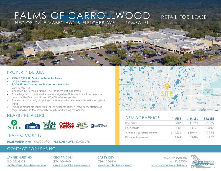 13115-13149 N Dale Mabry Hwy, Tampa, FL for lease - Building Photo - Image 3 of 34