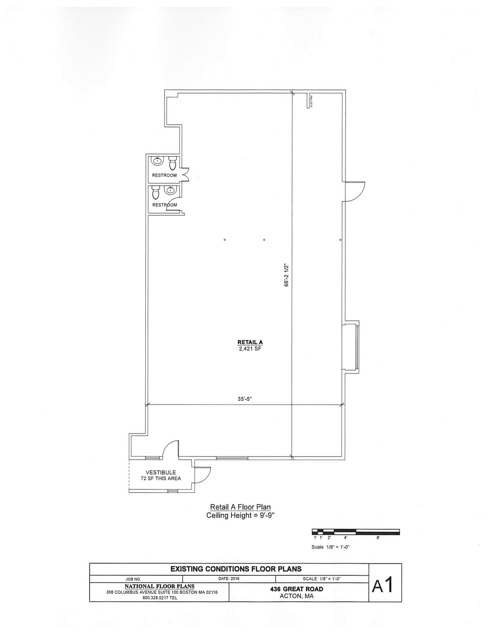 436 Great Rd, Acton, MA for lease Floor Plan- Image 1 of 1