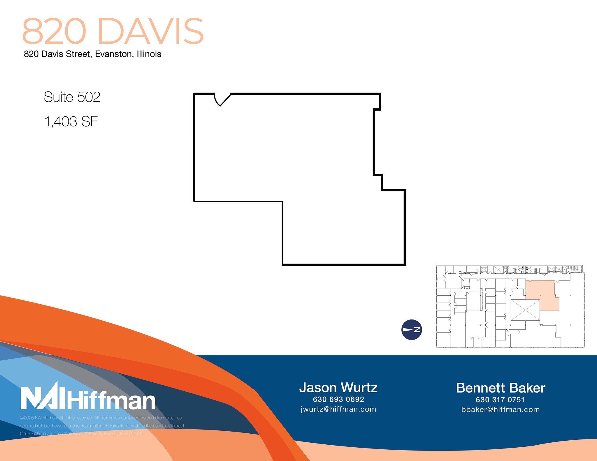 820 Davis St, Evanston, IL for lease Floor Plan- Image 1 of 1