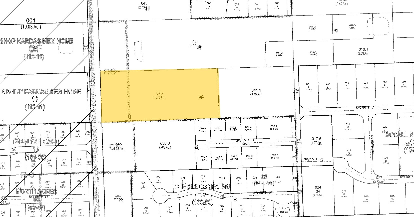 5500 Davie Rd, Davie, FL for sale Plat Map- Image 1 of 1